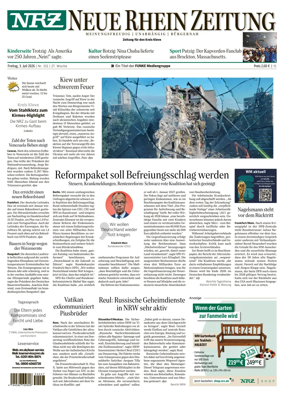 Cover of Neue Rhein Zeitung (Emmerich and Kleve)