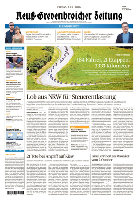 Cover of Neuss-Grevenbroicher Zeitung Neuss