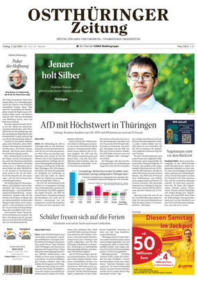 Cover of Ostthuringer Zeitung (Gera)