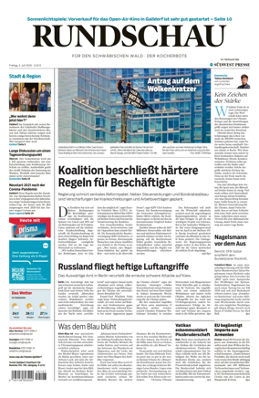 Cover of Rundschau fur den Schwabischen Wald – Der Kocherbote