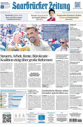 Cover of Saarbruecker Zeitung