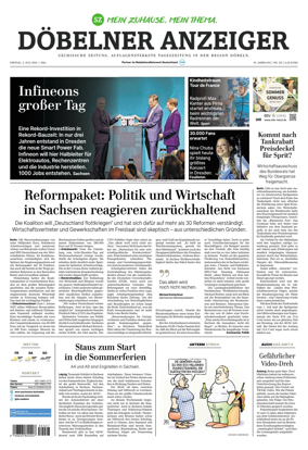 Cover of Sachsische Zeitung (Dobeln)