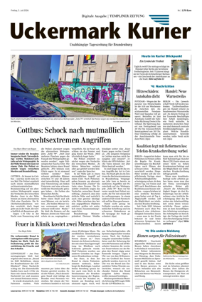 Cover of Templiner Zeitung