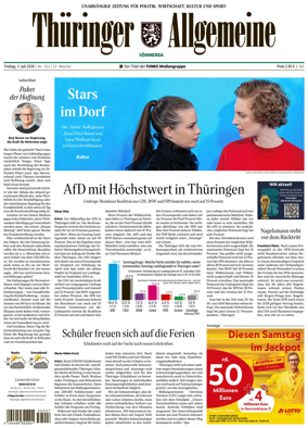 Cover of Thuringer Allgemeine (Sommerda)