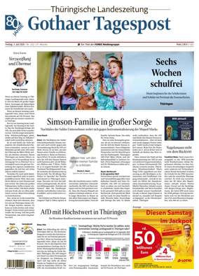 Cover of Thuringische Landeszeitung (Gotha)
