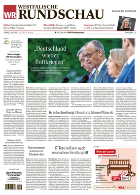 Cover of Westfalische Rundschau (Dortmund-Sud II)