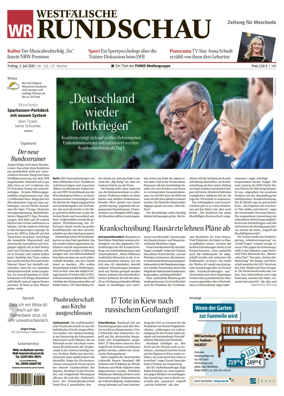 Cover of Westfalische Rundschau (Meschede)