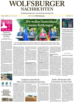 Cover of Wolfsburger Nachrichten (Wolfsburg-Gifhorn)
