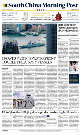 Cover of South China Morning Post