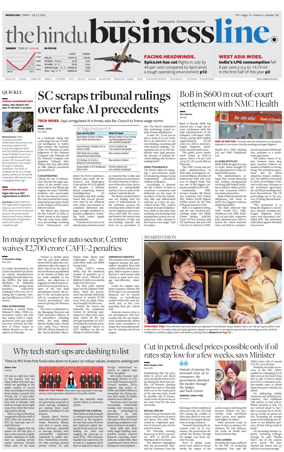 Cover of BusinessLine (Bangalore)