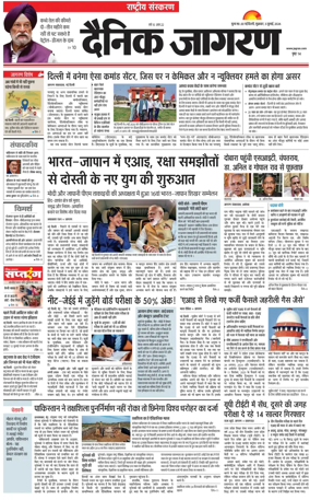 Cover of Dainik Jagran