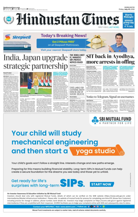 Cover of Hindustan Times Thane