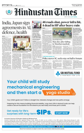 Cover of Hindustan Times Uttarakhand