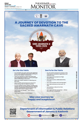 Cover of Kashmir Monitor