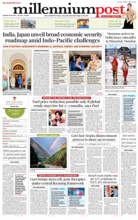 Cover of Millennium Post