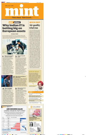 Cover of Mint Ahmedabad