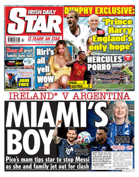 Cover of Irish Daily Star