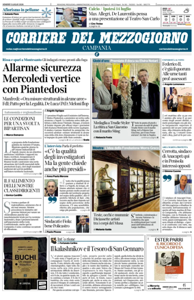 Cover of Corriere del Mezzogiorno (Campania)