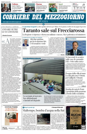 Cover of Corriere del Mezzogiorno (Puglia)