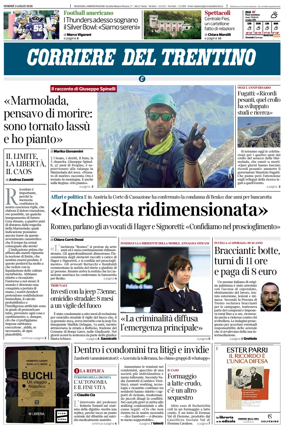 Cover of Corriere del Trentino