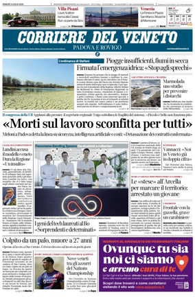 Cover of Corriere del Veneto (Padova e Rovigo)