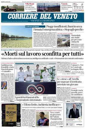 Cover of Corriere del Veneto (Vicenza e Bassano)