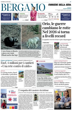 Cover of Corriere della Sera (Bergamo)
