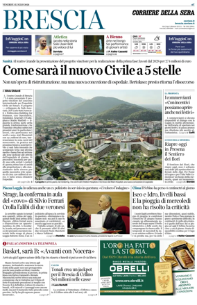 Cover of Corriere della Sera (Brescia)