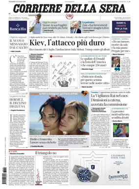Cover of Corriere della Sera