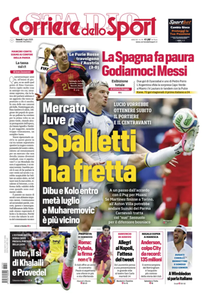 Cover of Corriere dello Sport