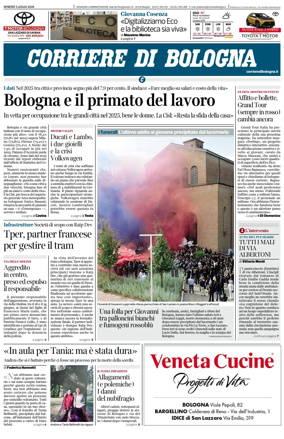 Cover of Corriere di Bologna