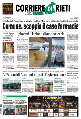 Cover of Corriere di Rieti