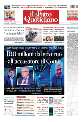 Cover of Il Fatto Quotidiano
