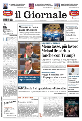 Cover of Il Giornale (Italy)
