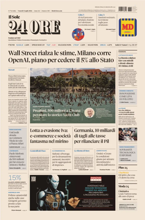 Cover of Il Sole 24 Ore