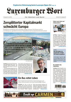 Cover of Luxemburger Wort