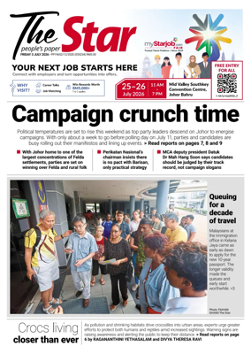 Cover of The Star Malaysia