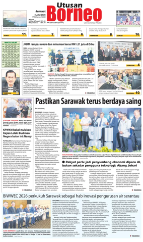 Cover of Utusan Borneo (Sarawak)