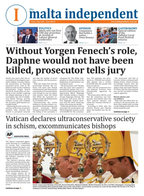 Cover of Malta Independent