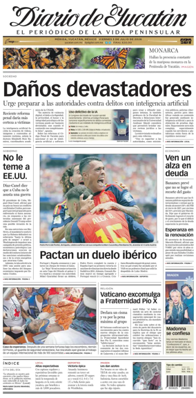 Cover of Diario de Yucatan