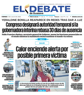 Cover of El Debate de Guasave