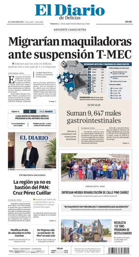 Cover of El Diario de Delicias