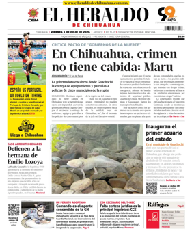 Cover of El Heraldo de Chihuahua