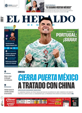Cover of El Heraldo de Mexico