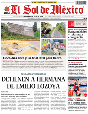 Cover of El Sol de Mexico
