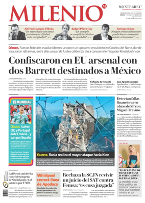 Cover of Milenio Monterrey