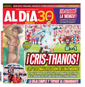 Cover of Periodico Al Dia (Irapuato)