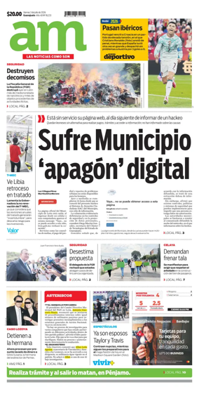 Cover of Periodico AM (Leon)
