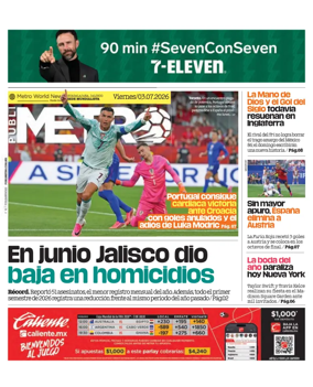 Cover of Publimetro Guadalajara