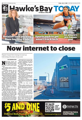 Cover of Hawke's Bay Today